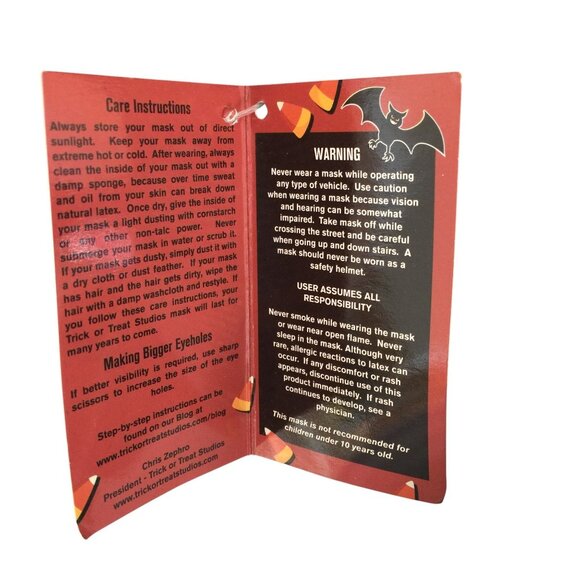 Trick or Treat Studios Adult MEDUSAS with Chin Strap MASKS TO DIE FOR! - Picture 6 of 7